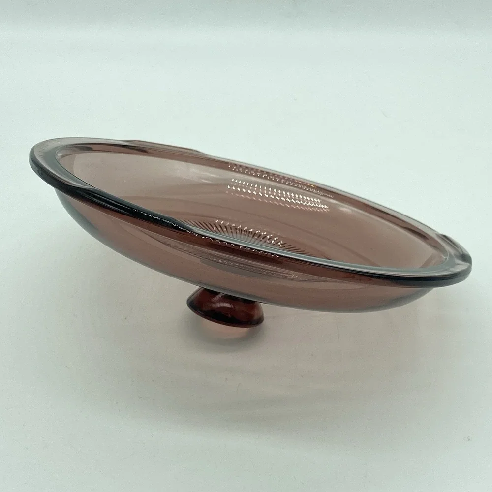 Pyrex Visions Cranberry Replacement Lid V-1.5-C Ribbed 7.25
